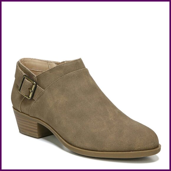 Women's Ankle Boots Microsuede Traction Sole Comfort Fit